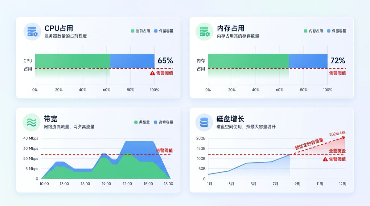 服务器容量规划四大指标